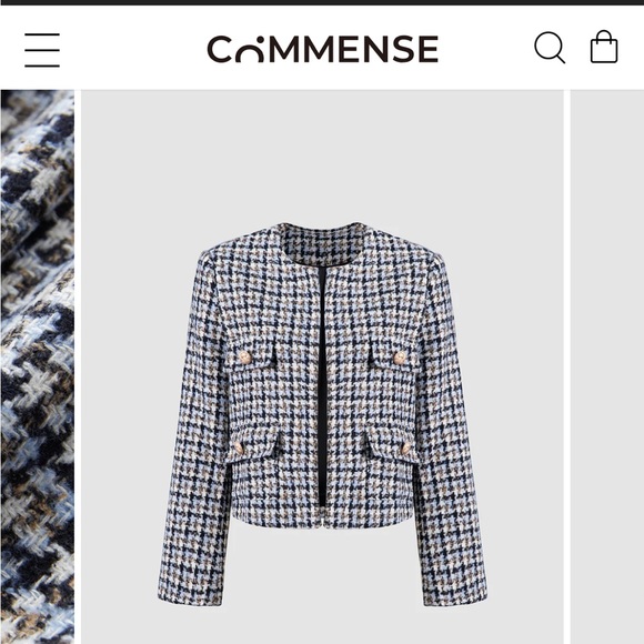 commense Jackets & Blazers - Commense Beyond Impact Tweed Jacket